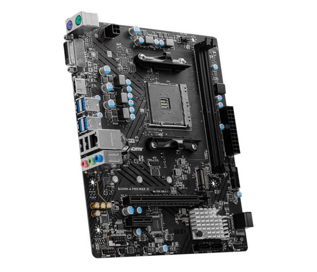 MSI Płyta główna B450M-A PRO MAX II AM4 2DDR4 DVI/HDMI mATX - 1196076 - zdjęcie 4